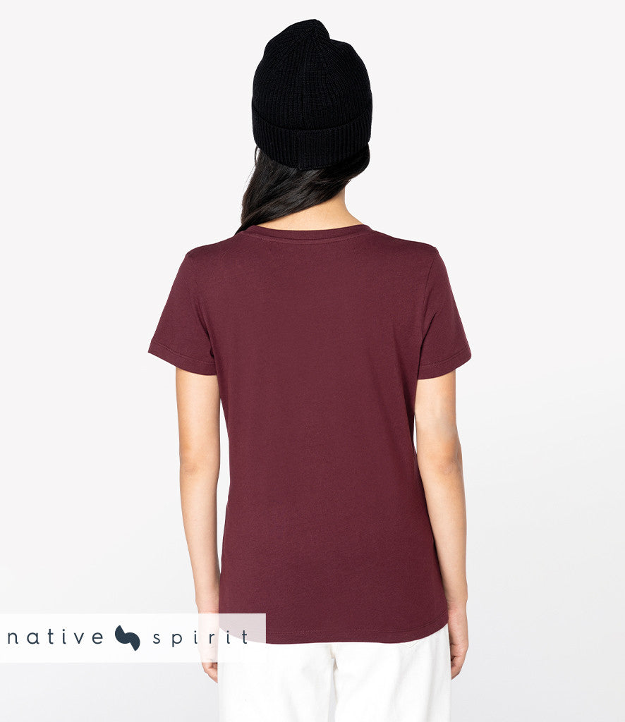 Native Spirit Ladies T-shirt | DARK CHERRY